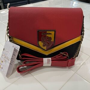 Loungefly Red and Black Crossbody Bag with Gryffindor Crest